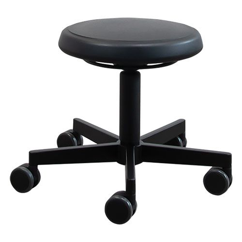 Wesseling Tabouret River PU 39 - 53cm BBLR231 Zwart 