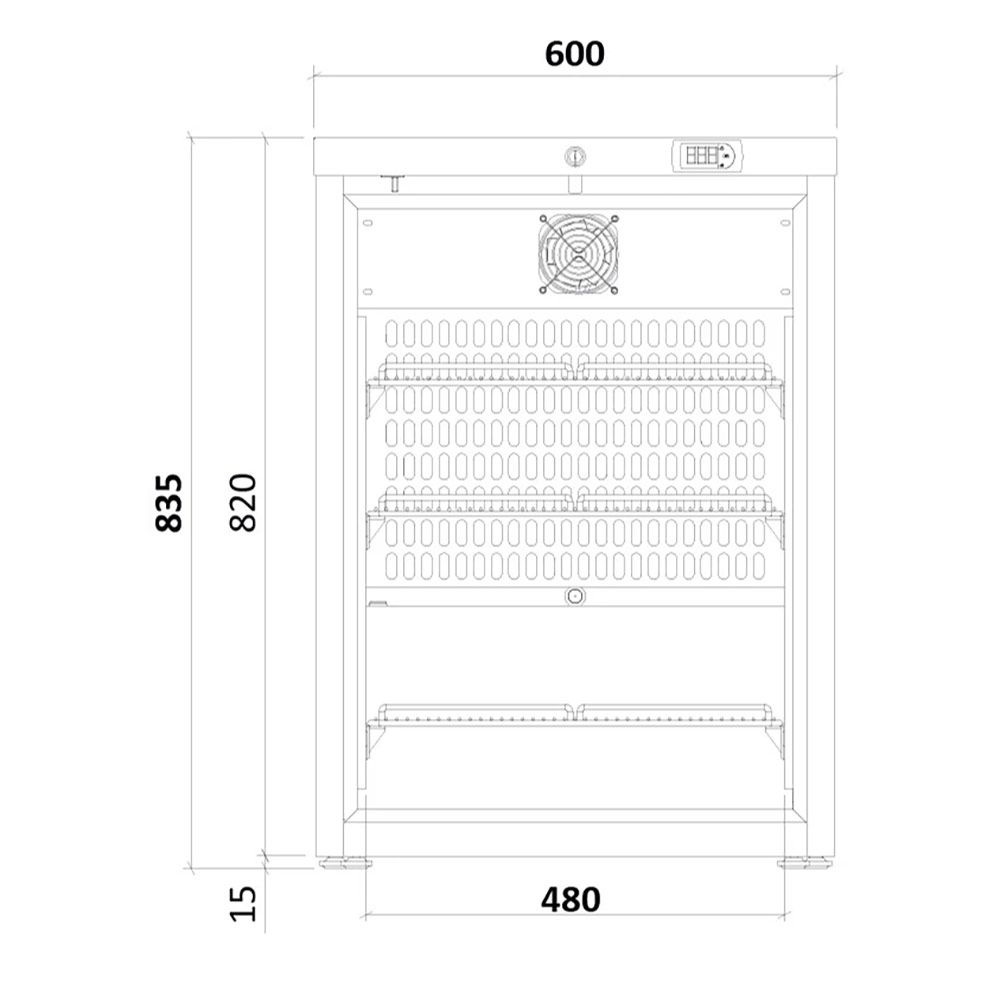 Medifridge koelkast MF140L DIN58345 - deur links