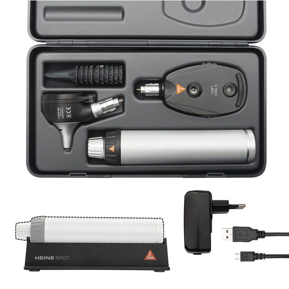 HEINE K180 diagnostisch set 3,5V met otoscoop