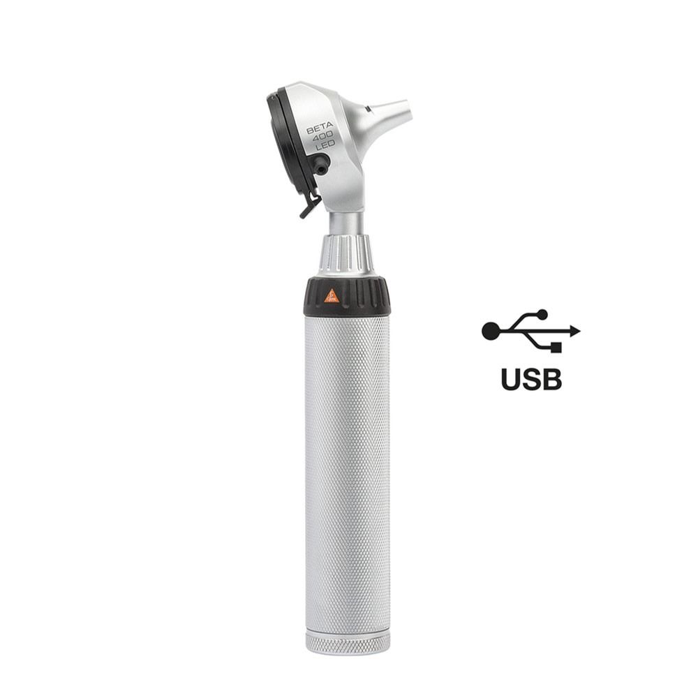 HEINE Beta 400 LED F.O otoscoopset USB