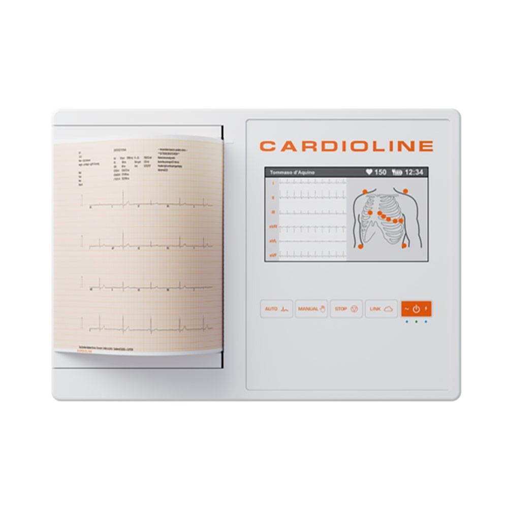 SET - Cardioline ECG200L rust ECG met interpretatie