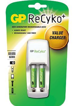 Recuko Batterijlader GP incl 2xAAA 850mah