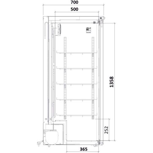 Medifridge koelkast MF350L-GD DIN58345