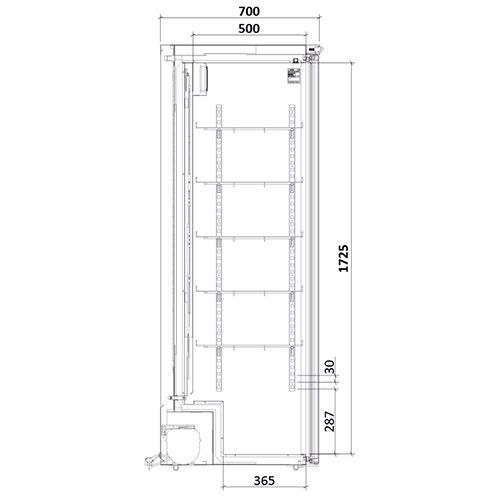 Medifridge koelkast MF450L-GD DIN58345