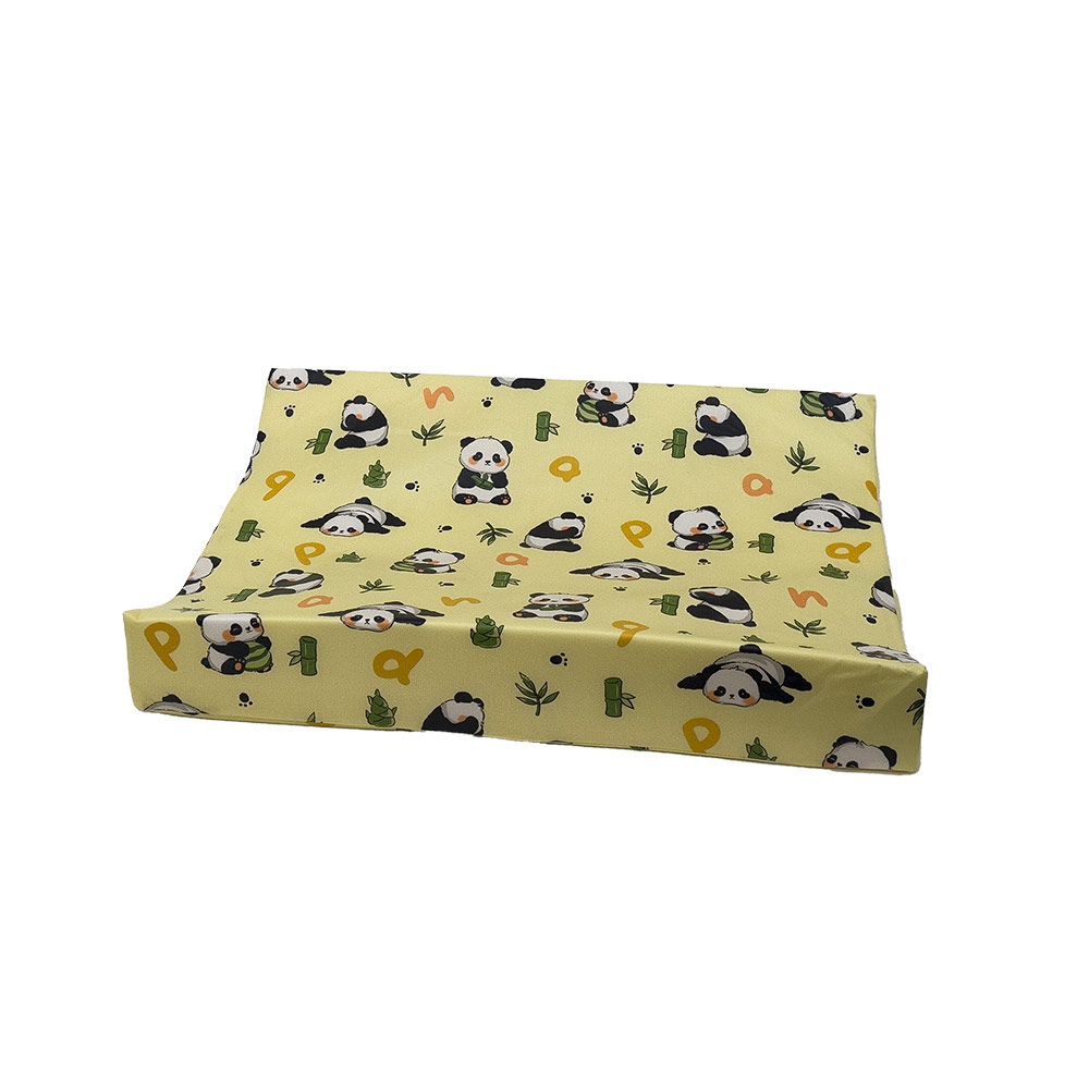 Aankleedkussen 70x50x3cm Panda (rand)
