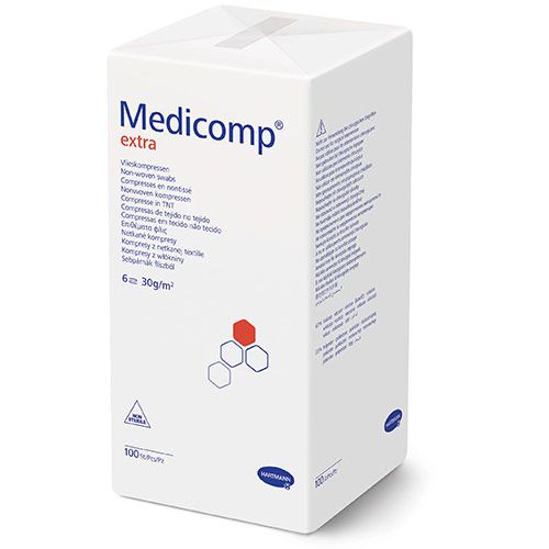 Medicomp extra NW kompres 10x10cm 100st.