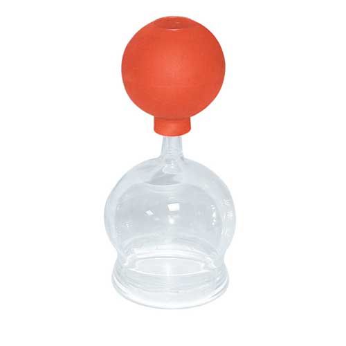 Glazen cup met ballon 6,5cm