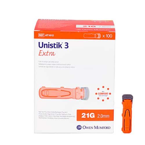 Owen Mumford Unistik 3 Extra 21G 2,0mm