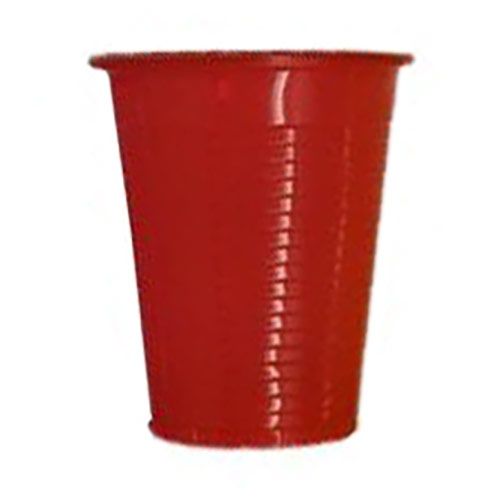 Unigloves drinkbeker, plastic, 180ml, rood, 100st