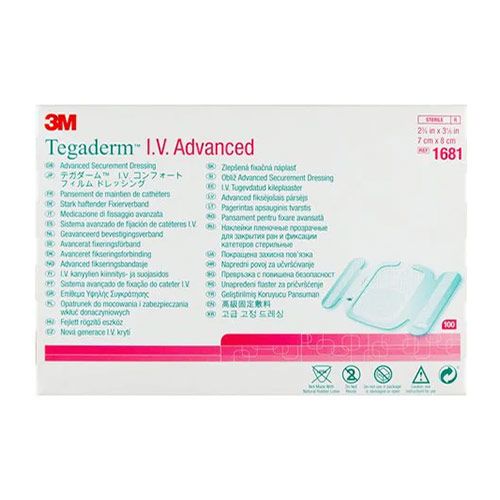 3M Tegaderm I.V. transp. filmverband 7 x 8 cm