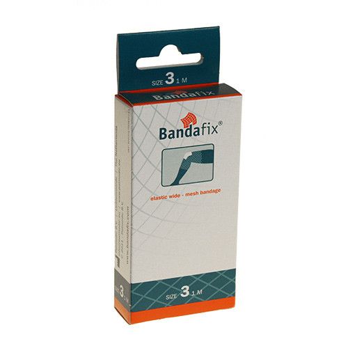 Bandafix netverband 1m (maat 3) knie/bovenbeen