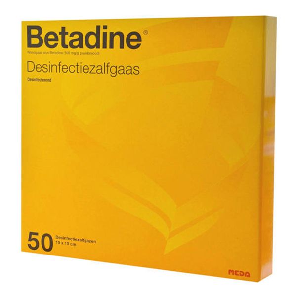 Betadine zalfgaas 10x10cm steriel