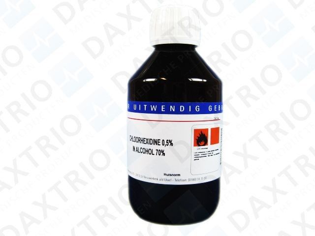Chloorhexidine 0.5%  rood 250ml