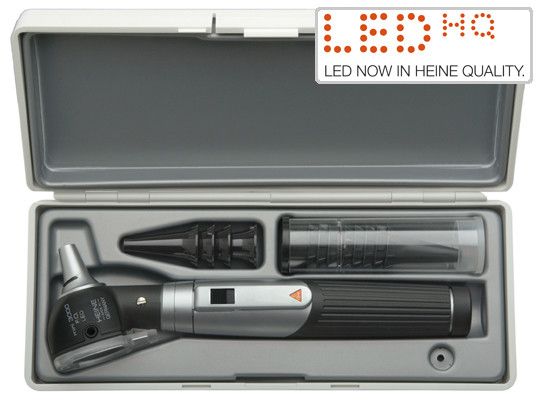 Heine Mini 3000 LED fiber otoscoopset met ABS etui