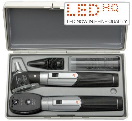 Heine Mini 3000 LED otoscoop / oogspiegel set in hard etui