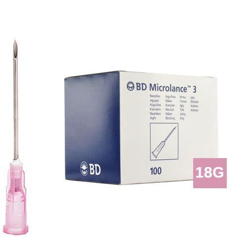 BD Microlance naald 18G 1,2 x 50 mm thin-wall 100st.