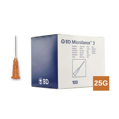 BD Microlance injectienaalden 25G 0,5x25mm oranje