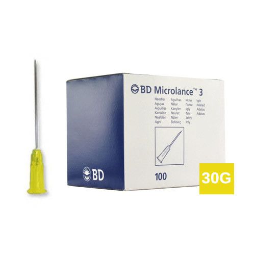 BD Microlance injectienaalden 30G 0,3 x 13mm geel