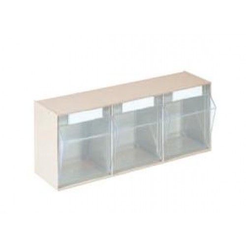 Wanddispenser 3 bakken beige