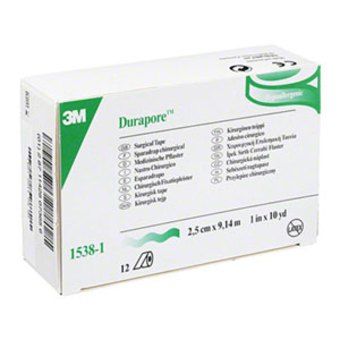 3M Durapore Chirurgische hechtpleister 2,5 cm x 9,1 m