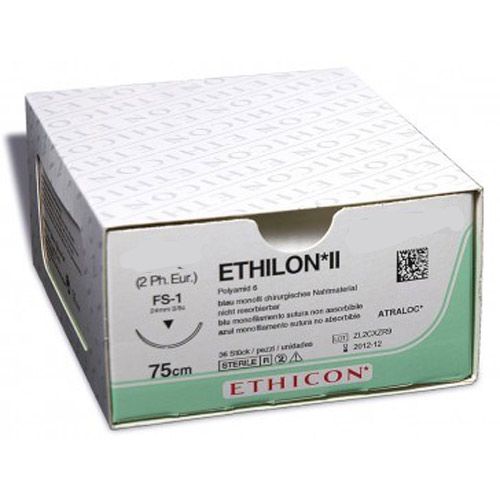 Ethicon Ethilon 4-0 zwart 45cm nld PS-2 EH7163H