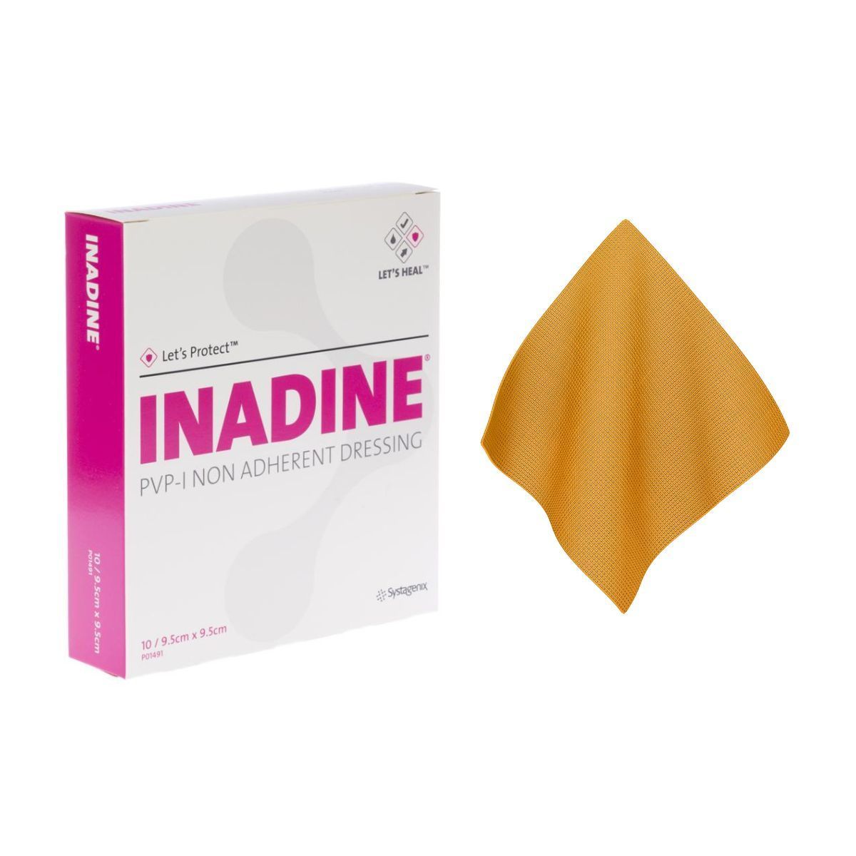 Inadine 9,5x9,5 cm 10 stuks