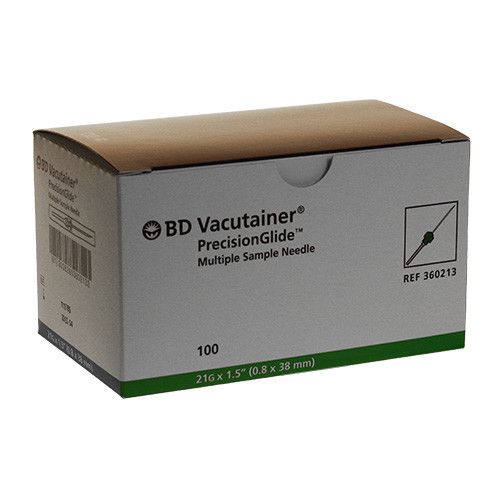 BD Vacutainer Bloedafnamenaald 21G 0,8x38mm Groen