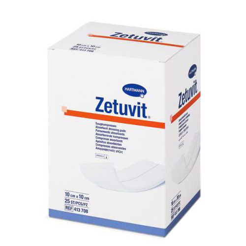 Zetuvit 10x10cm steriel