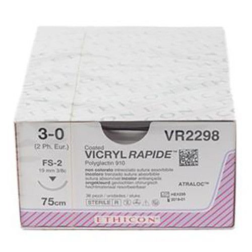 Ethicon Vicryl Rapide 3-0 75cm nld FS-2 VR2298