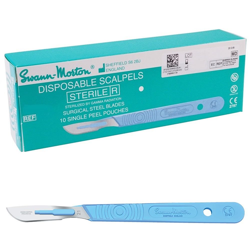Swann Morton disposable scalpel 21