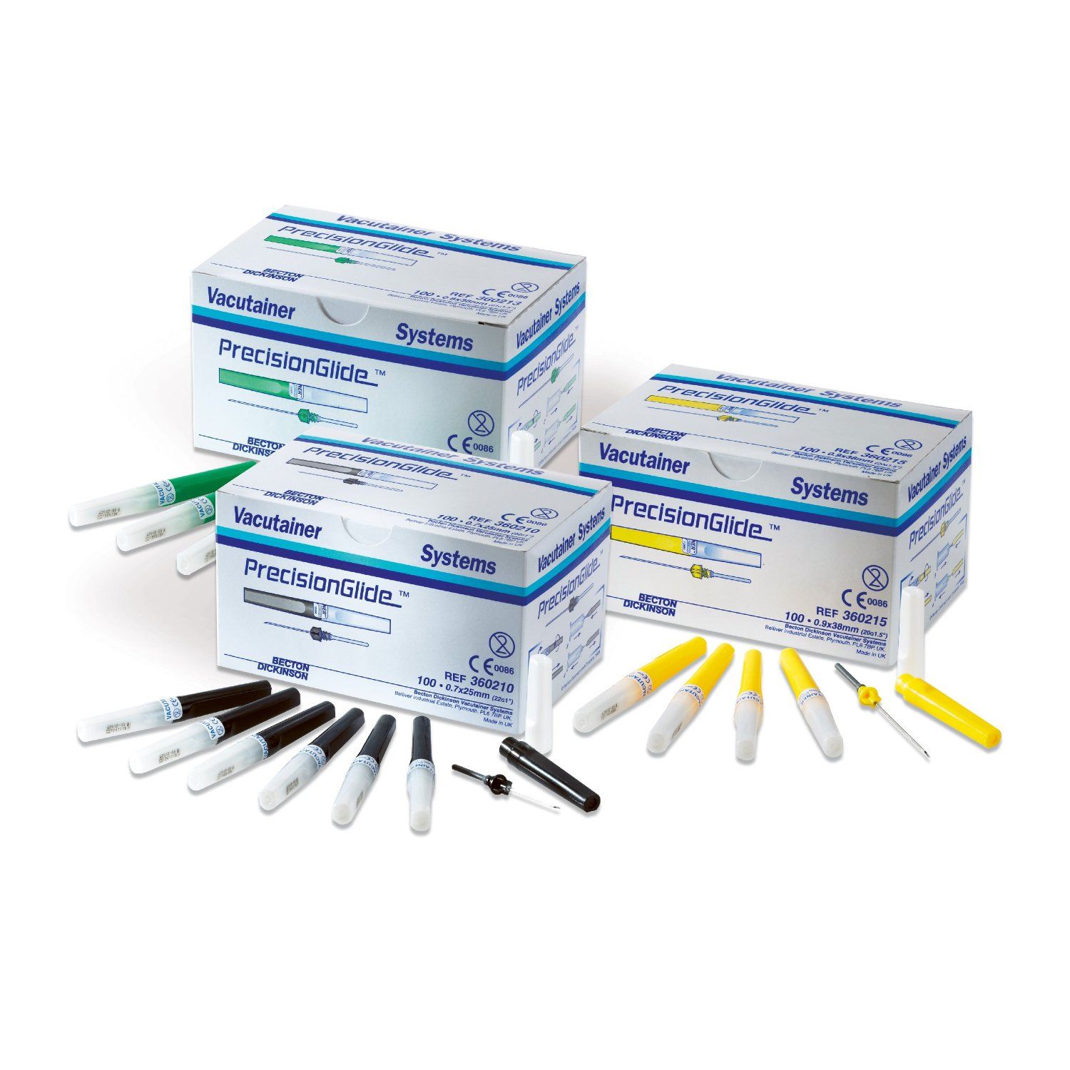 BD Vacutainer bloedafnamenaald 22G 0.7 x 40mm zwart