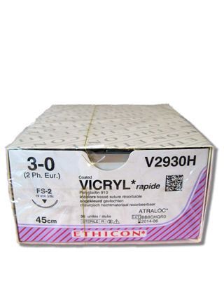 Ethicon Vicryl Rapide 3-0 45cm nld FS-2 V2930H